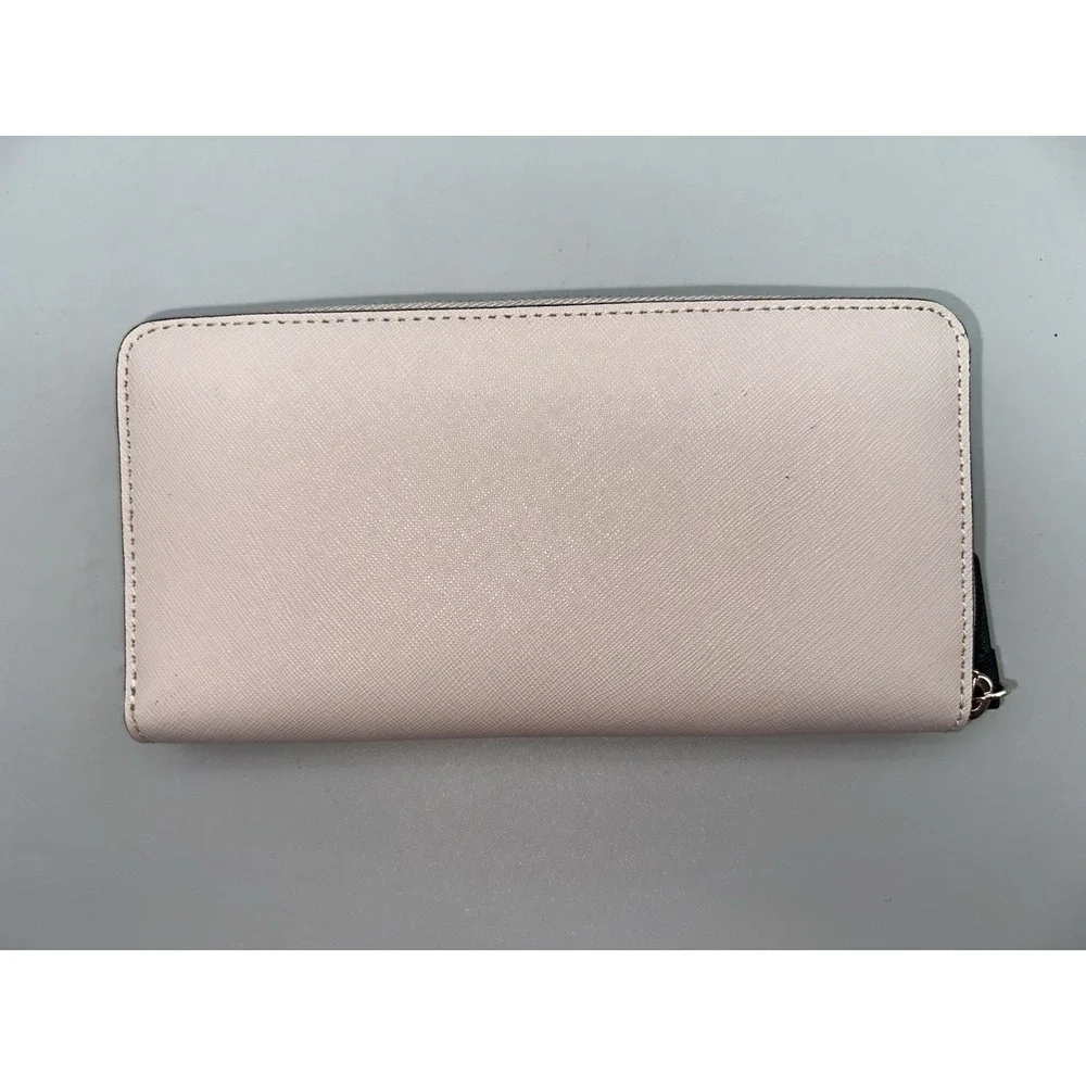 Kate Spade NWT Cameron Large Continental Wallet Warm Beige Black